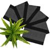 GLEAM Dining Table Mats 6 Piece Machine Washable (Black & Gray) 13 x 19 inch view 2