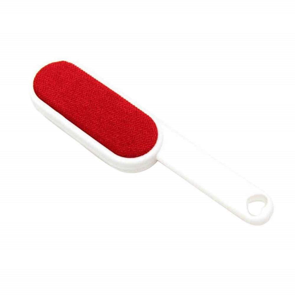 Flipco Reusable Double Sided Lint Remover Travel Brush for Removing Lint Dust for Cloths and pet Brush (White)