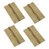 Atlantic Heavy Window Door Hinges 4 Inch x 14 Gauge/2 MM Thickness Home/Office/Hotel for Main Window Door/Bedroom/Kitchen/Bathroom Premium Stainless Steel Welded Head, Antique Finish, Pack of 4 Pcs view 1