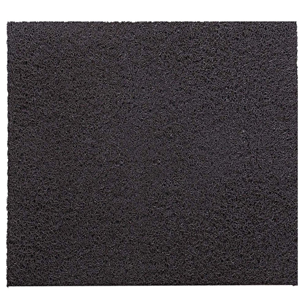 Amazon Brand - Solimo Rubber & Polyvinyl Chloride Modern Anti Slip Door Mat (Brown, 16"x24'')