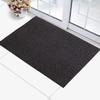 Amazon Brand - Solimo Rubber & Polyvinyl Chloride Modern Anti Slip Door Mat (Brown, 16"x24'') view 2