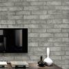 KREEPO Light Grey Bricks Self Adhesive Wallpaper (Multicolor 12''x150'' Inch) view 3