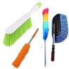 Autokaar Car/Bike/Home/Furniture/Kitchen/Window Duster Brush Combo (Big Mop Wax Brush, Carpet Brush with Hard Bristles, Telescopic Duster with Steel Handle, Plastic Static Duster) view 1