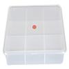 SHOPATHON INDIA 9 Grids High Thickness Plastic Multipurpose Rectangular Big Storage Box with Tight Lid - Big view 1