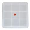 SHOPATHON INDIA 9 Grids High Thickness Plastic Multipurpose Rectangular Big Storage Box with Tight Lid - Big view 3