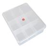 SHOPATHON INDIA 9 Grids High Thickness Plastic Multipurpose Rectangular Big Storage Box with Tight Lid - Big view 4