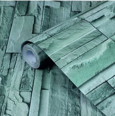 KREEPO Vinyl Self Adhesive Bricks Wallpaper, 12 x 150 Inch