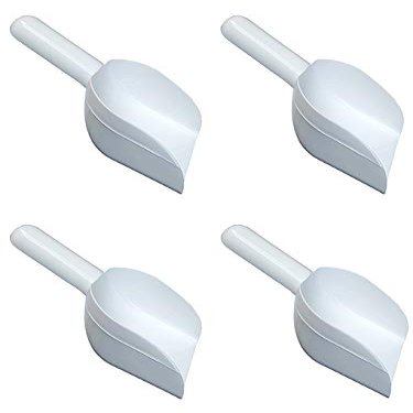 PickTheDeal Multipurpose Plastic Scoops/Flour/Grain/Rice/Measuring Spoon(Set of 4)