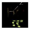 Mr. Safe - Glow in The Dark Footprints (Photoluminescent) Sticker 7 Inch X 3 Inch - 1 Pair view 1