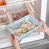VDHJA Plastic Refrigerator Drawer Pull Out Organizer Large Storage Container Square - 2pc view 3