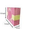 Flute Presents Beautiful Baby Shower Printed Pink Colour Eco Friendly Gift Paper Bag, Size 13inch (H) x 10inch (W) x 4inch (Side Wall), Pack of 10 view 2