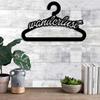 Art Street Wanderlust MDF Plaque Painted Cutout Ready to Hang For Living Room & Bedroom, Decorative Home Dcor Wall Hanging - (Black, 7.4 x 12 Inch) view 1