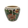 India Meets India Handmade Ceramic Toothbrush Holder/Toothpaste Holder Stand/Bathroom Accessories Set, Best for Gifting, Made by Awarded Indian Artisan (Green) view 4