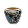 India Meets India Handmade Ceramic Toothbrush Holder/Toothpaste Holder Stand/Bathroom Accessories Set, Best for Gifting, Made by Awarded Indian Artisan (Blue) view 4