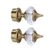 stylewise Metal Curtain Finials for Windows and Door Suitable for 1 inch Rod (Antique Gold) view 1