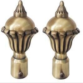stylewise Curtain Finials for Windows and Door Home D?cor Suitable for 1 inch Curtain Rod