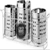 Zero To Infinity Store (Combo Pack of 3) Stainless Steel Spoon Stand/Cutlery Holder New Offer view 1