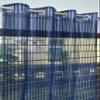 HOME UTSAV 2 Piece Sheer Strip Premium Tissue Net Polyester Curtains for Door 7 Feet, Blue view 1