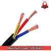 INDRICO 3 Core Round Copper Wires and Cables (0.75mm) for Domestic and Industrial Electric Connections(Colour May Vary) (10 Meter) view 2