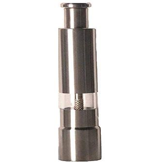 Gnexin Kitchen Mini Pepper Grinder Crusher Mill Stainless Steel Hand Thumb Press Set Machine with Stylish Design for Grinding Salt and Black Pepper