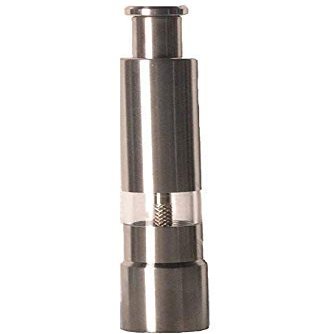 Gnexin Kitchen Mini Pepper Grinder Crusher Mill Stainless Steel Hand Thumb Press Set Machine with Stylish Design for Grinding Salt and Black Pepper