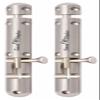 Smart Shophar Brass Capsule Tower Bolt 6 Inches Nickel Silver Pack of 2 / Seamless Installation Process/Smooth Functionality/Suitable for Gates and Shutters view 1