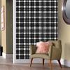 Tamatina Wallpapers | Laminated DIY Wallpaper | Self Adhesive | Black | White | Spa |Cafe| Living Room, Kitchen Shelf Liner Wallpaper Interior|.J4 view 2