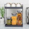 Femora Borosilicate Glass Jar With Silicon Bottom & Airtight Steel Lid| Glass Jar For Kitchen| Kitchen Storage Jars|1 Year Warranty|Jars for Gifting, Snacks, Spice, Cookies, Dry Food|1300 ML|Set Of 1 view 3