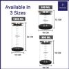 Femora Borosilicate Glass Jar With Silicon Bottom & Airtight Steel Lid| Glass Jar For Kitchen| Kitchen Storage Jars|1 Year Warranty|Jars for Gifting, Snacks, Spice, Cookies, Dry Food|1300 ML|Set Of 1 view 4