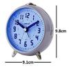 OREVA Alarm Table Clock with LED and 4 Step Buzzer Sound (Violate Body White LED, 9.1 cm x 5.6 cm x 9.8 cm, AA3527), Plastic view 2