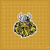 Gadgets Wrap Vinyl The Viking Logo Notebook Refrigerator Skateboard Sticker (60 cm X 5 cm X 5 cm, Multicolor) view 1