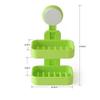 CHEM-AB ENTEREPIRSE Double Layer Soap Box Holder with Suction Cup for Bathroom Kitchen Home (Medium, Multicolour) (4) view 2