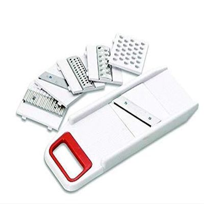 CHEM-AB ENTEREPIRSE 6 in 1 Multipurpose SLICERS & GRATERS Vegetable & Fruit Slicer Scraper Crusher