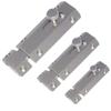 RiseOm Brass Baby Latch Lock/Sliding Latch Lock Heavy Duty Zen Design (Pack of 2, Silver-2 inch) view 1