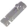 RiseOm Brass Baby Latch Lock/Sliding Latch Lock Heavy Duty Zen Design (Pack of 2, Silver-2 inch) view 2
