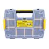 STANLEY STST1-70720 Professional Heavy Duty 10 Compartment Sort Master Light Organizer, 2.5 Kg Weight Capacity, Customizable 8 Removable Dividers, Polypropylene Textured Lid, 11.6x29.3x22.4 cm view 1