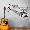 GADGETS WRAP Music is The Magic Wall Art murals Music Vinyl Wall Sticker for Karaoke Room Music Bedroom Removable Wallpaper Home Dcor view 1