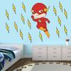 Gadgets Wrap Vinyl Cartoon Flash Man Superhero Anime DIY Wall Decals Art for Kids (60 cm X 5 cm, Multicolor) view 1