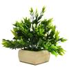DecoreBugs Artificial Plant with Wooden Pot (Green, 1 Piece) Natural Looking Artificial Green Plant with Pot for Home, Home Decor Items for Living Room, Artificial Plants for Home Decor view 1