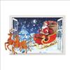 Gadgets WRAP Santa Claus Reindeer Christmas Window Wall Sticker Wall Decal Christmas Decoration Xmas Window Decoring Remoavbel Decor Art view 1