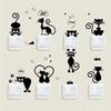 Gadgets Wrap Lovely Cat Light Switch Wall Stickers for Kids Rooms DIY Home Decoration Animals Cartoon Wall Stickers PVC Art view 1