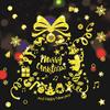Gadgets Wrap Vinyl 2019 New Year Christmas Golden Window Wall Stickers Home Decoration Kids Room Christmas Decoration Wall Decals Shop New Year view 1