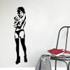 Gadgets Wrap Vinyl Street Art Banksy Decoration Sexy Girl with Teddy Bear Wall, A2063 (60 cm X 5 cm, Multicolor) view 1