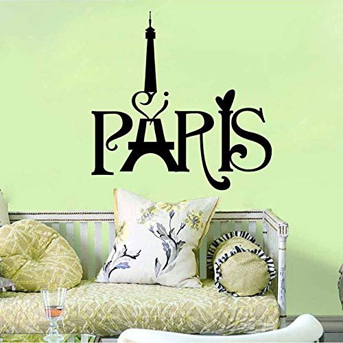 GADGETS WRAP 43x41cm DIY Paris Eiffel Tower Wall Stickers Home Room Art Decorations Decal Wedding Decoration 2017