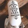Gadgets Wrap Vinyl Kitchen Idea Gift Let Them Eat Cake Damascus Mixer Decal, Kitchenaid, F2069 (60 Cm X 5 Cm, Multicolor) view 1
