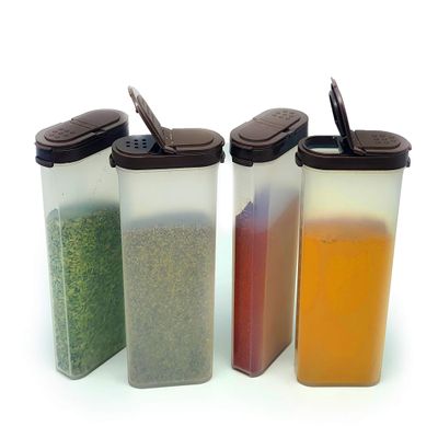 Mahaware Modular Wonder Spice Shaker and Sprinkler Set, 425ml, Set of 4, Brown