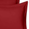 RJ Products Plain 100% Cotton Pillow Cover -King Size Maroon Color Set of 4 view 3