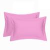 RJ Products Plain 100% Cotton Pillow Cover -King Size Set of 4 (Pink) view 2