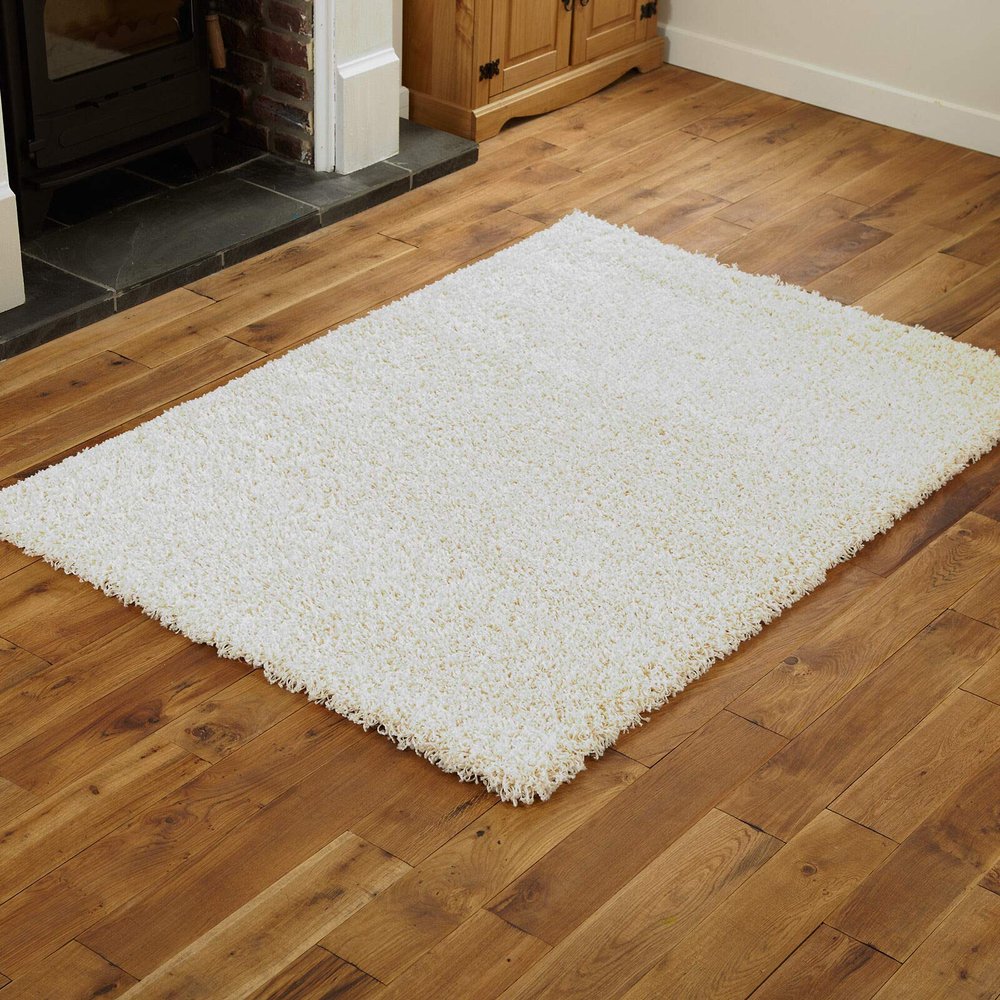 imsid Modern Door Mat (White, Polyester, 40 x 60 cm)