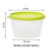 Cutting EDGE 750ml Nesterware Food Storage Container Set of 6 for Pulses, Sugar, Tea, Cereals, Travelling, Spices, Office, Lunch Box (Green) view 3